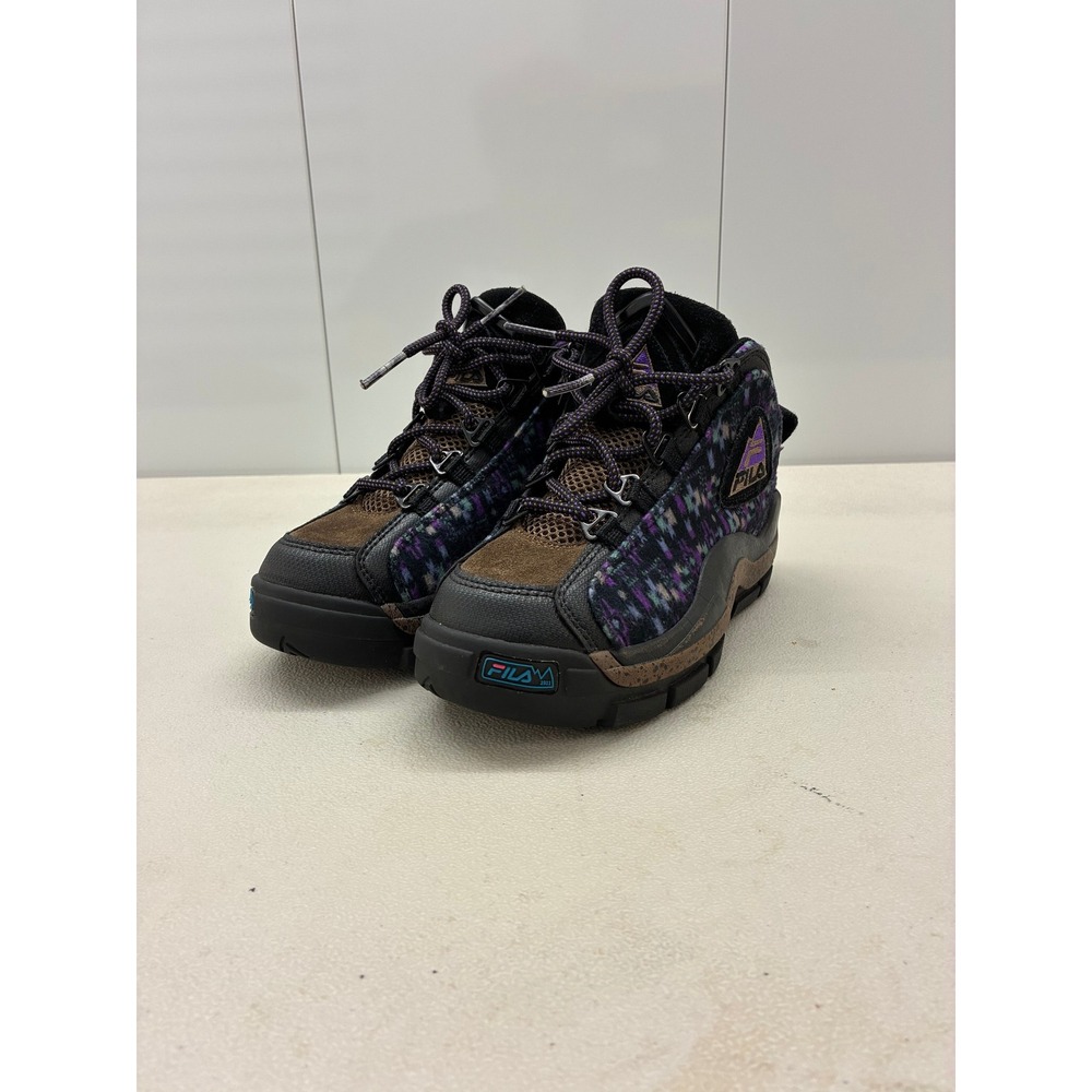 Fila Grant Hill 2 Kids Sneakers Multicolor Tapestry Brown Suede 3BM01382-972